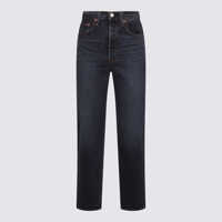 Blugi Levi'S Dark Blue Ribcage Denim Jeans Femei