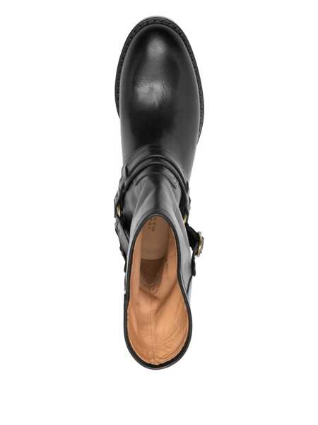 Bocanci Isabel Marant Isabel Marant Leather Biker Boots Black Femei (BM 18643071) 4