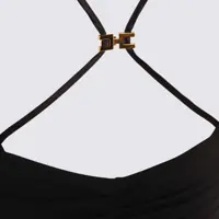 Body-uri Elisabetta Franchi Dama - Body-uri Elisabetta Franchi Elisabetta Franchi Black Viscose Bodysuit Black Femei (BM 18643089) - B-mall.ro
