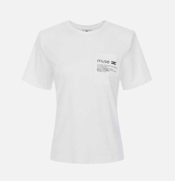 Topuri Elisabetta Franchi Elisabetta Franchi T-Shirts And Polos White Femei (BM 18644646) 1