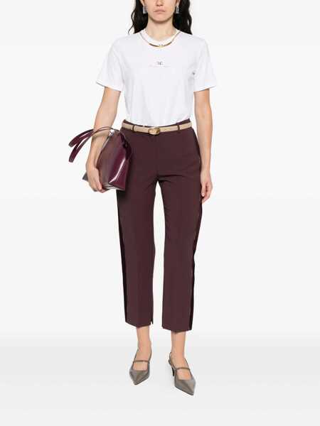 Topuri Elisabetta Franchi Elisabetta Franchi T-Shirts And Polos White Femei (BM 18644655) 2