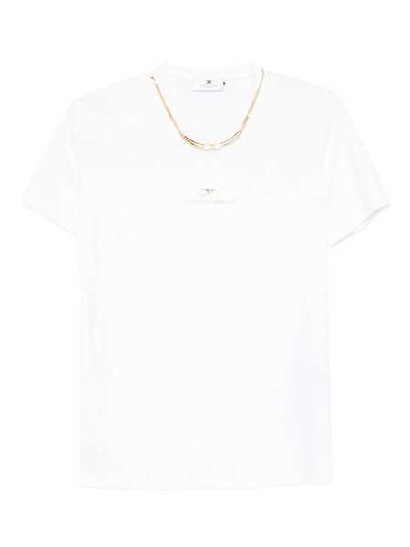 Topuri Elisabetta Franchi Elisabetta Franchi T-Shirts And Polos White Femei (BM 18644655) 1