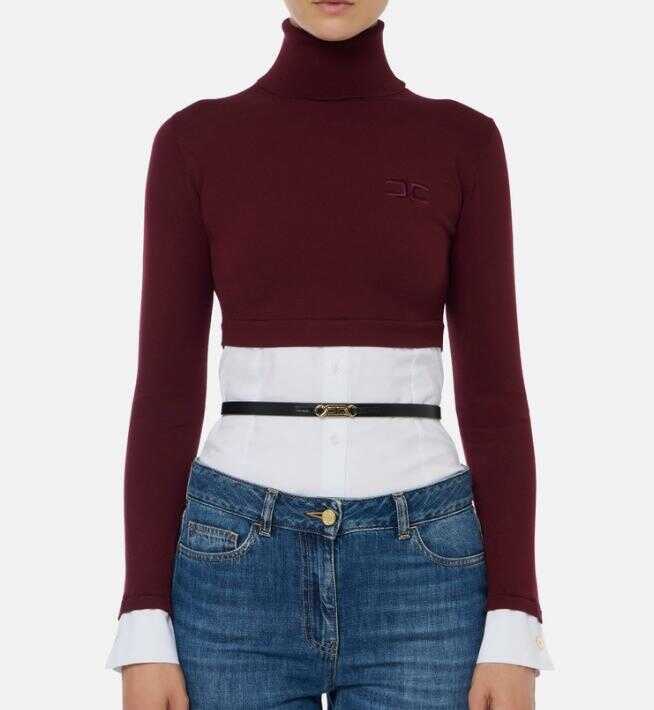 Pulovere Elisabetta Franchi Elisabetta Franchi Sweaters Red Femei (BM 18644808) 2