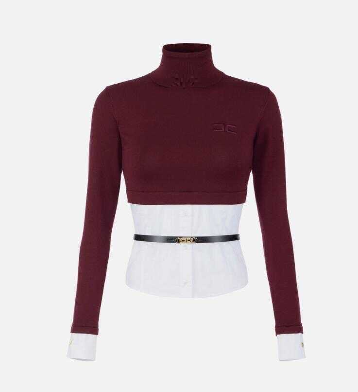 Pulovere Elisabetta Franchi Elisabetta Franchi Sweaters Red Femei (BM 18644808) 1