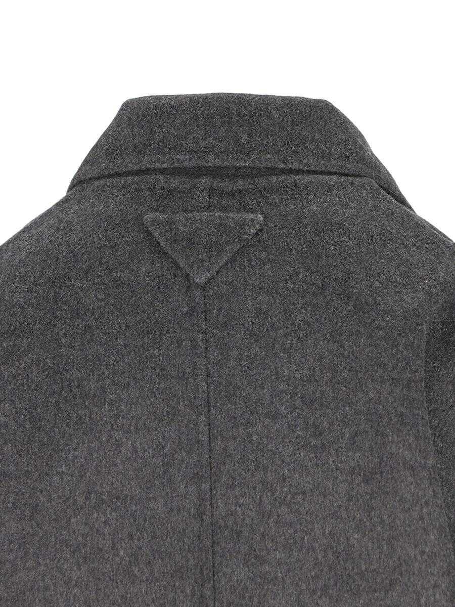 Paltoane Prada Prada Coats GRAY Femei (BM 18645168) 3
