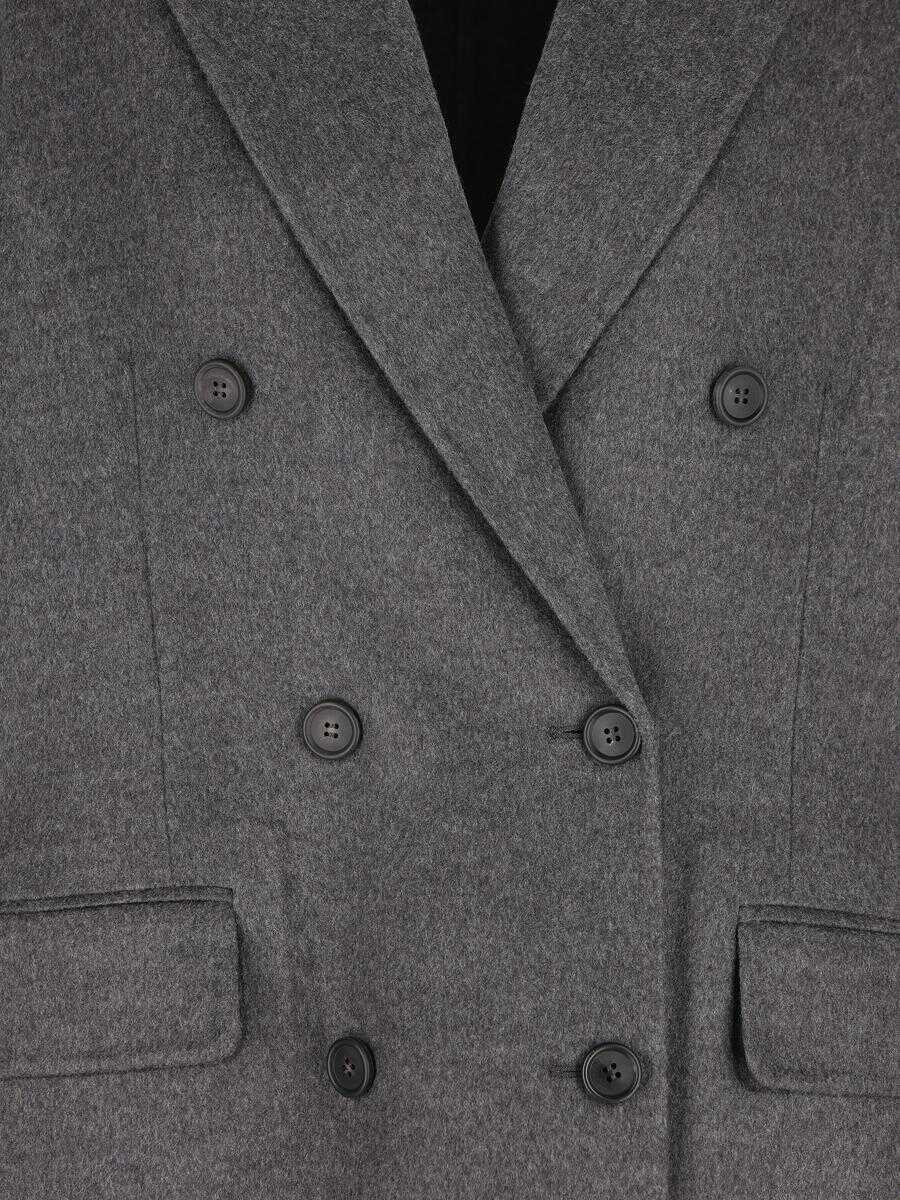 Paltoane Prada Prada Coats GRAY Femei (BM 18645168) 4