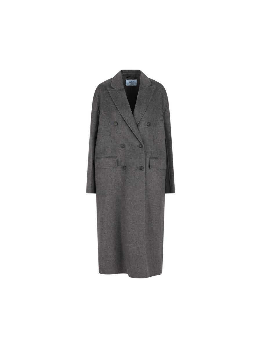 Paltoane Prada Prada Coats GRAY Femei (BM 18645168) 1