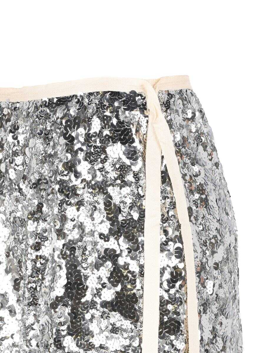 Fuste Prada Prada Skirts SILVER Femei (BM 18645177) 4