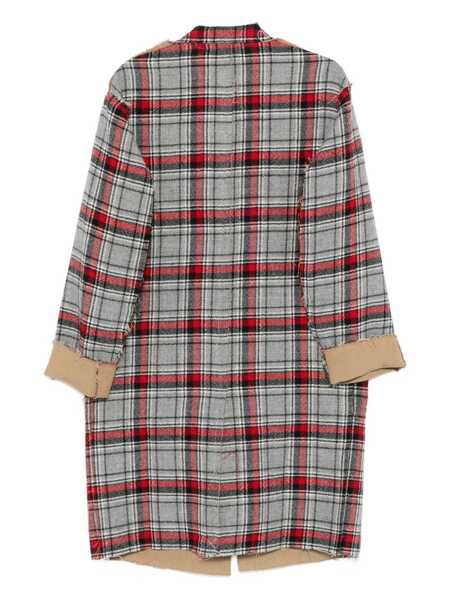 Paltoane R13 R13 Coat RED GREY PLAID Femei (BM 18645450) 2