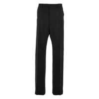 Pantaloni 'Geth' Black Tailored Trousers With Belt Loops In Wool Man Barbati