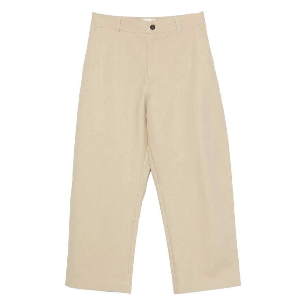 Pantaloni STUDIO NICHOLSON Studio Nicholson Trousers Beige Barbati (BM 18645921) 1