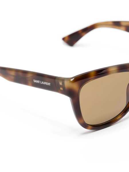 Ochelari de soare Saint Laurent Saint Laurent Eyewear Sunglasses Brown Femei (BM 18645939) 3