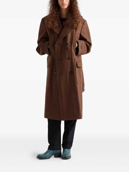 Paltoane Prada Prada Coats BROWN Barbati (BM 18646050) 2