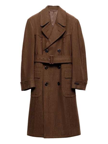 Paltoane Prada Prada Coats BROWN Barbati (BM 18646050) 1