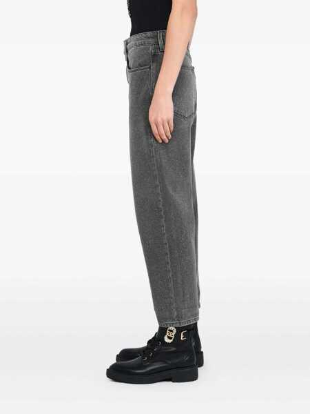 Blugi Liu Jo Liu Jo Ash Grey Washed Straight Leg Jeans GREY Femei (BM 18646101) 4