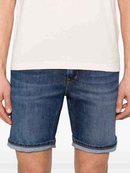 Pantaloni Dondup Dondup  Derick Shorts BLUE Barbati (BM 18646143) 5