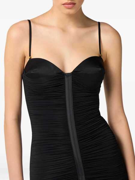 Rochii Elisabetta Franchi WOMENS DRESS Black   Femei (BM 18646515) 4