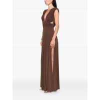 Rochii Elisabetta Franchi Dama - Rochii Elisabetta Franchi WOMENS DRESS Brown Femei (BM 18646521) - B-mall.ro