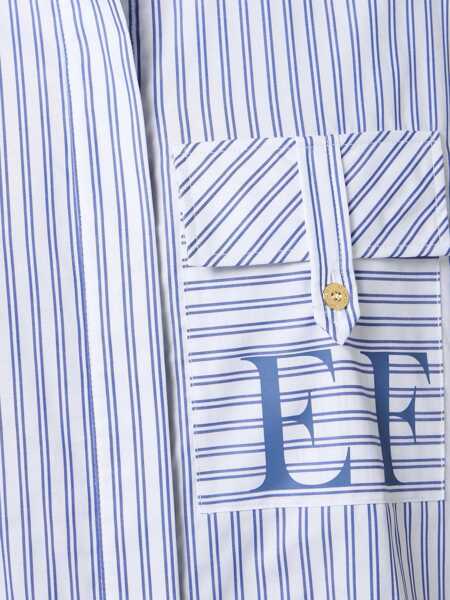 Bluze Elisabetta Franchi WOMENS BLOUSE Light Blue Femei (BM 18646542) 5