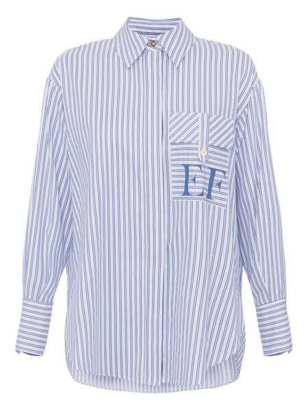 Bluze Elisabetta Franchi WOMENS BLOUSE Light Blue Femei (BM 18646542) 1