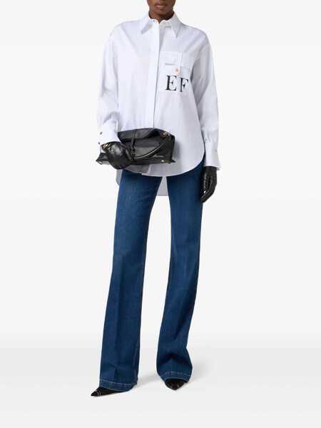 Bluze Elisabetta Franchi WOMENS BLOUSE White Femei (BM 18646554) 2