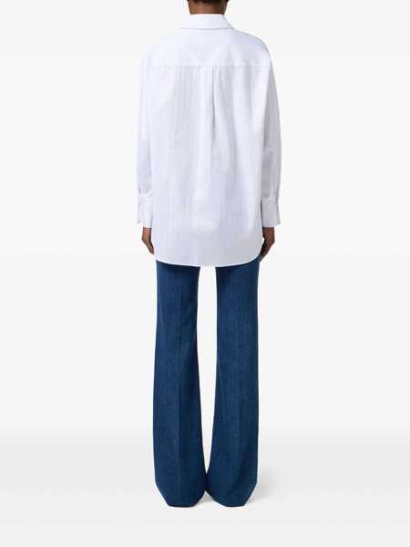 Bluze Elisabetta Franchi WOMENS BLOUSE White Femei (BM 18646554) 3