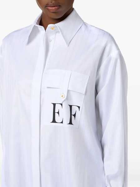 Bluze Elisabetta Franchi WOMENS BLOUSE White Femei (BM 18646554) 5