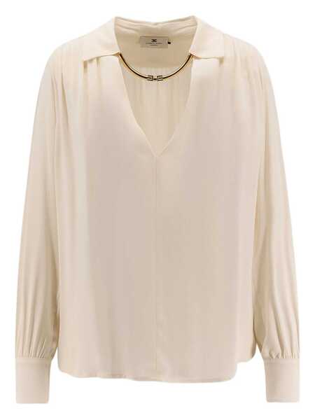 Bluze Elisabetta Franchi WOMENS BLOUSE White Femei (BM 18646569) 1