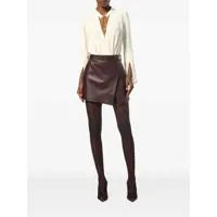 Fuste WOMEN'S LEATHER SKIRT Femei