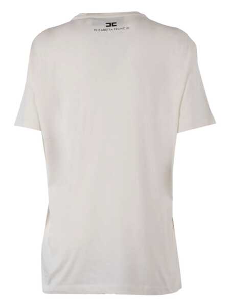 Tricouri Elisabetta Franchi WOMENS T-SHIRT White Femei (BM 18646605) 2