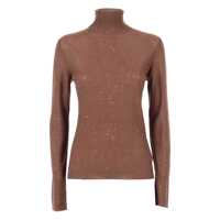 Pulovere Fabiana Filippi LIGHTWEIGHT SEQUIN SLIM FIT TURTLE NECK SWEATER
