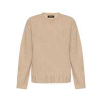 Pulovere PLATINUM CREW NECK SWEATER WITH FILO DIAMANTE Femei