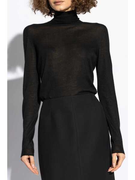 Pulovere Fabiana Filippi CASHMERE SILK TURTLE NECK SWEATER Black   Femei (BM 18646647) 3