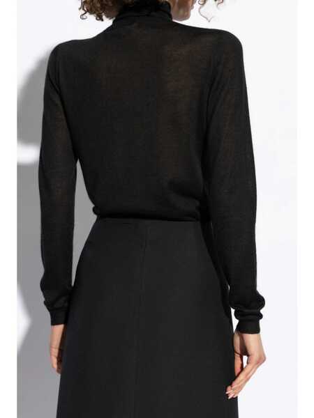 Pulovere Fabiana Filippi CASHMERE SILK TURTLE NECK SWEATER Black   Femei (BM 18646647) 4