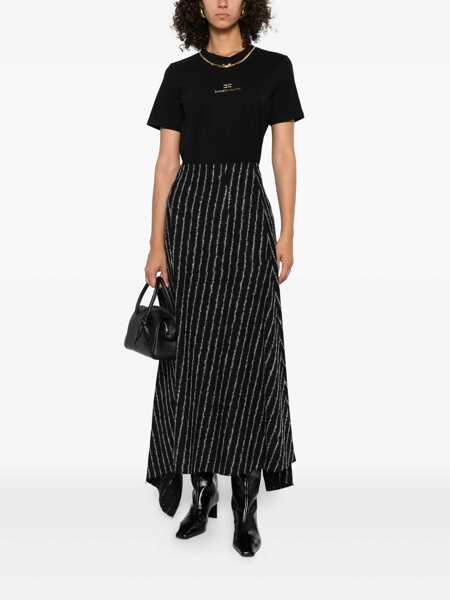 Tricouri Elisabetta Franchi WOMENS T-SHIRT Black   Femei (BM 18646665) 2