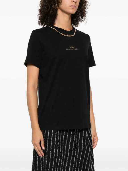 Tricouri Elisabetta Franchi WOMENS T-SHIRT Black   Femei (BM 18646665) 3