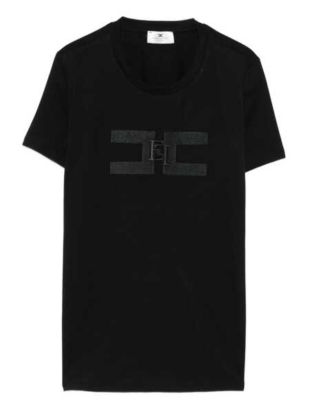 Tricouri Elisabetta Franchi WOMENS T-SHIRT Black   Femei (BM 18646668) 1