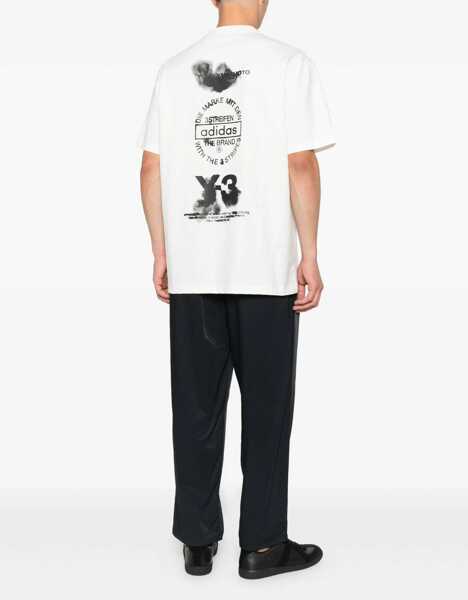 Tricouri Y-3 Graphic print T-Shirt WHITE Barbati (BM 18646891) 2