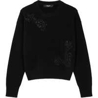 Pulovere Barocco Leaf Embroidered Sweater Femei