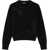 Versace Barocco Leaf Embroidered Sweater BLACK