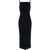 Givenchy Midi Dress with draped back BLACK