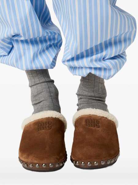 Pantofi cu toc Miu Miu Miu Miu Heeled Shoes BROWN Femei (BM 18648714) 5