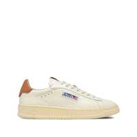 Sneakers Autry Dallas Low Marshmallow Leather And Brown Sugar Sneakers Barbati