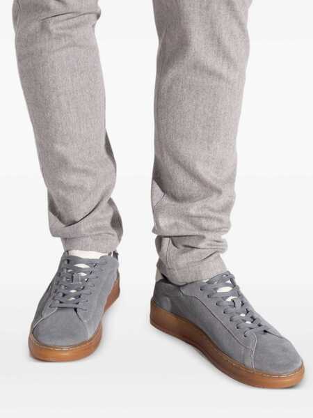 Sneakers AUTRY Autry Dallas Low Suede Sneakers In Ash And Marshmallow Color GRAY Barbati (BM 18648891) 5