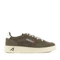 Sneakers Autry Medalist Low Sneakers In Mistletoe Suede And Off White Barbati
