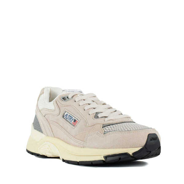 Sneakers AUTRY Autry Sand And Silver Mesh And Suede Hyperway Sneakers Beige Barbati (BM 18649020) 3