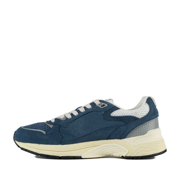 Sneakers AUTRY Autry Ensign And Silver Mesh And Suede Hyperway Sneakers BLUE Barbati (BM 18649026) 2