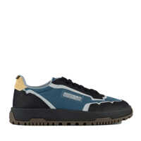Sneakers Autry Wildpace Low Nylon Ripstop And Leather Dark Blue And Black Sneakers Barbati