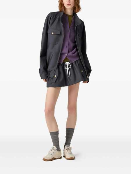 Fuste Miu Miu Miu Miu Skirts GREY Femei (BM 18649227) 2