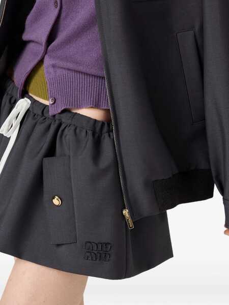 Fuste Miu Miu Miu Miu Skirts GREY Femei (BM 18649227) 5